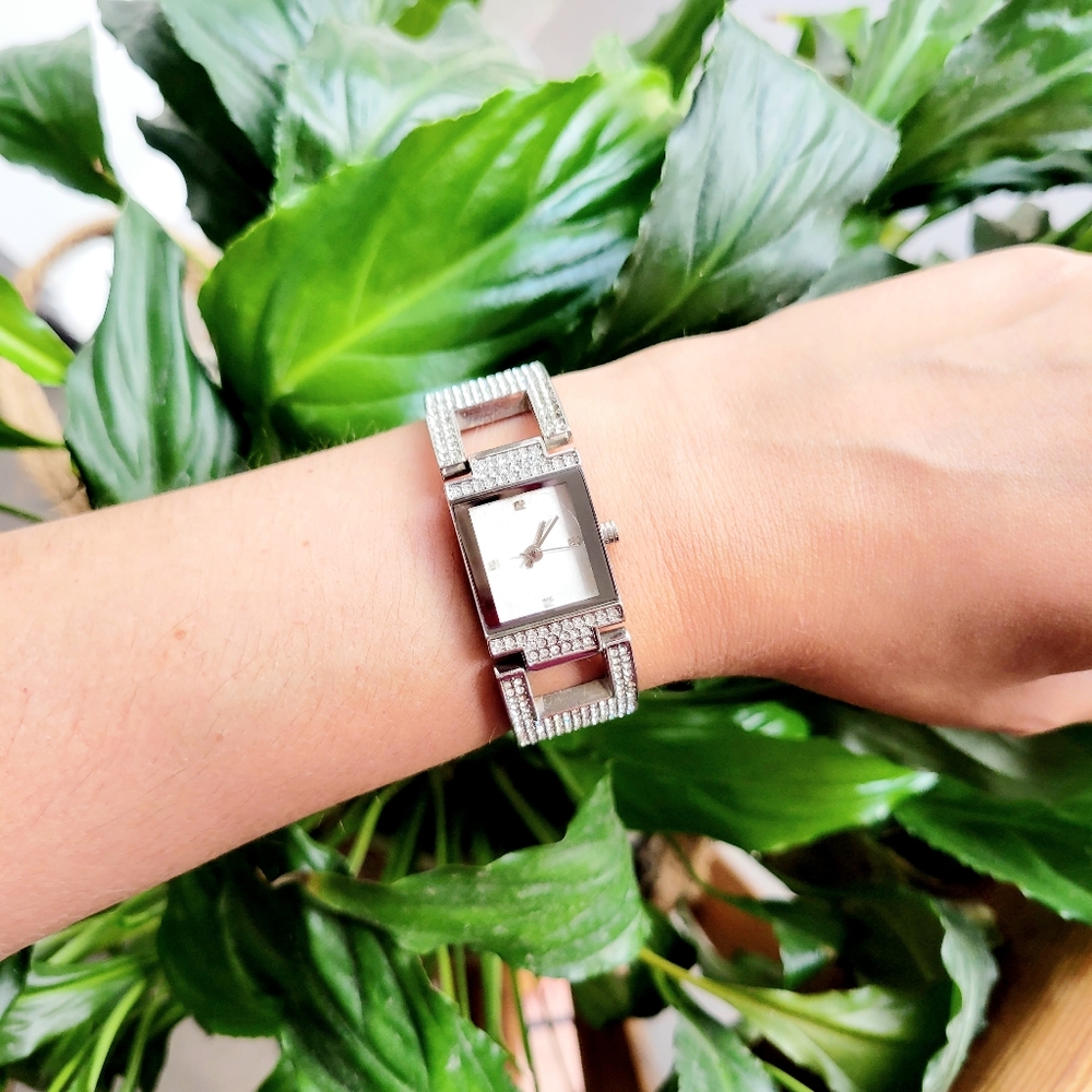Classic Silver Diamond Watch - Picture 4 of 8